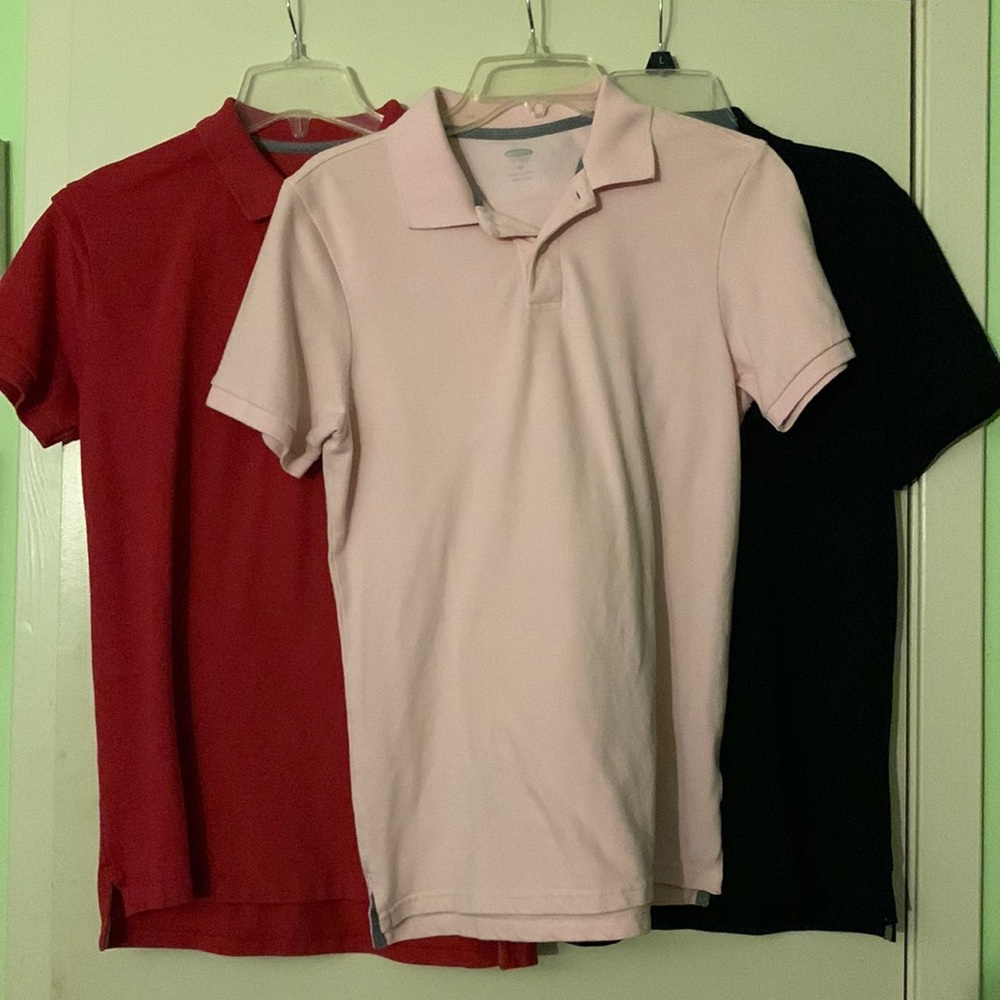 Men’s slim-fit stretch polo shirts, short sleeve with bottom vent*can separate